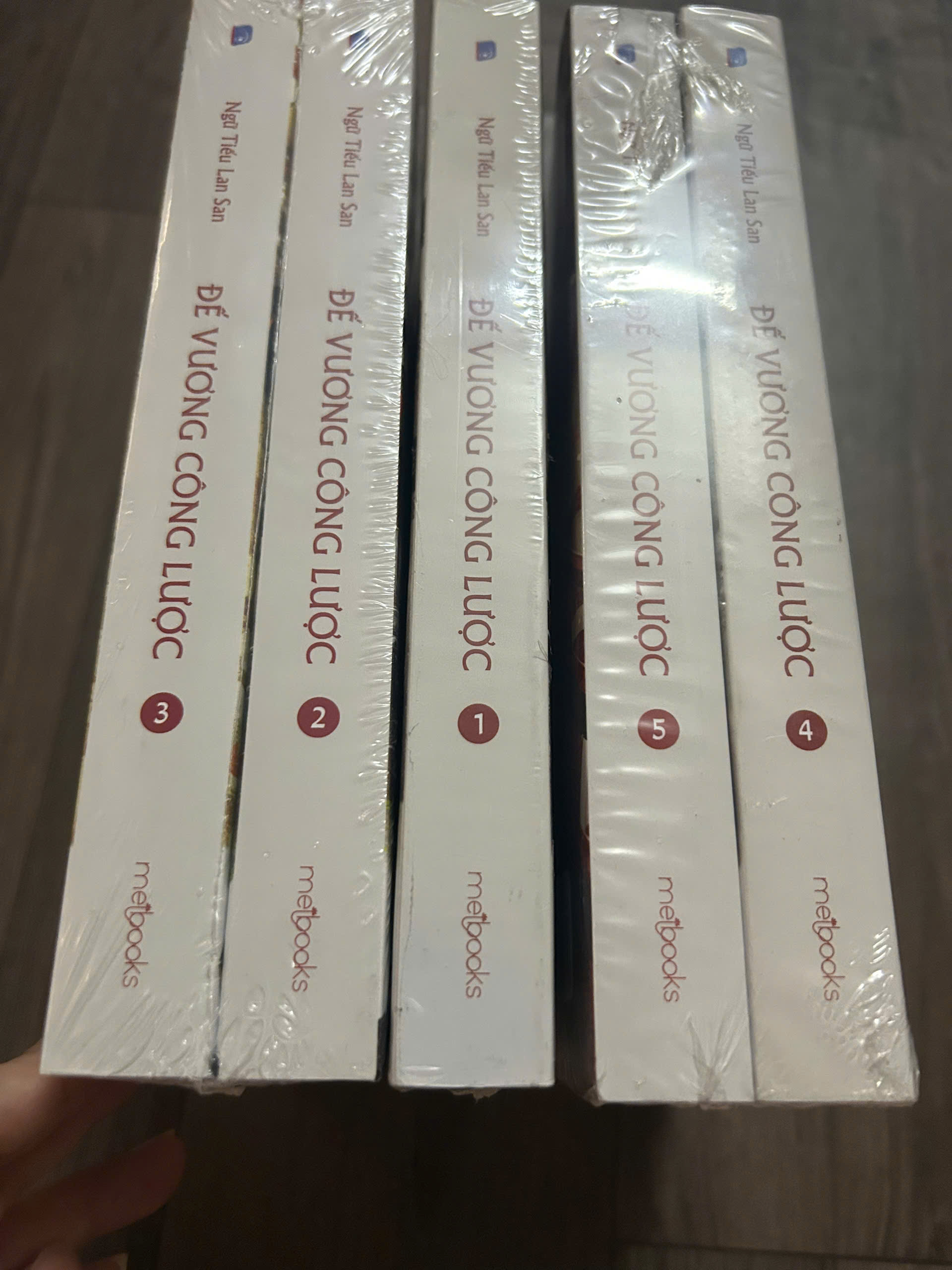 Sách - Đế Vương Công Lược - Trọn bộ 5 tập (Bản Thường)