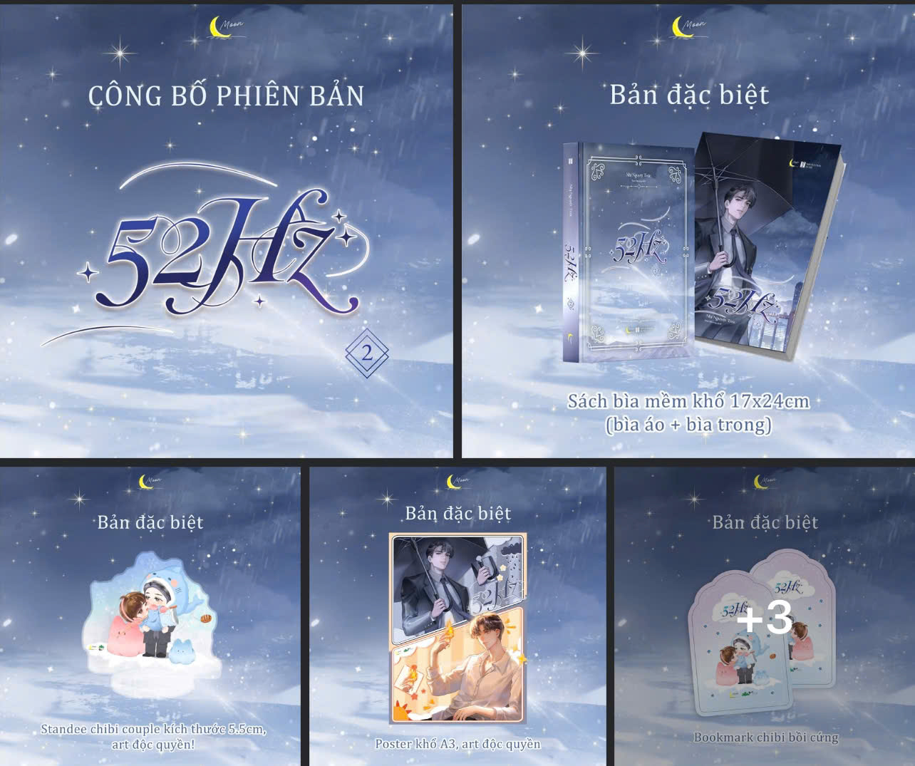 Sách - 52Hz - Tập 1+2 - Bản Đặc Biệt - Tặng Kèm Poster + Standee