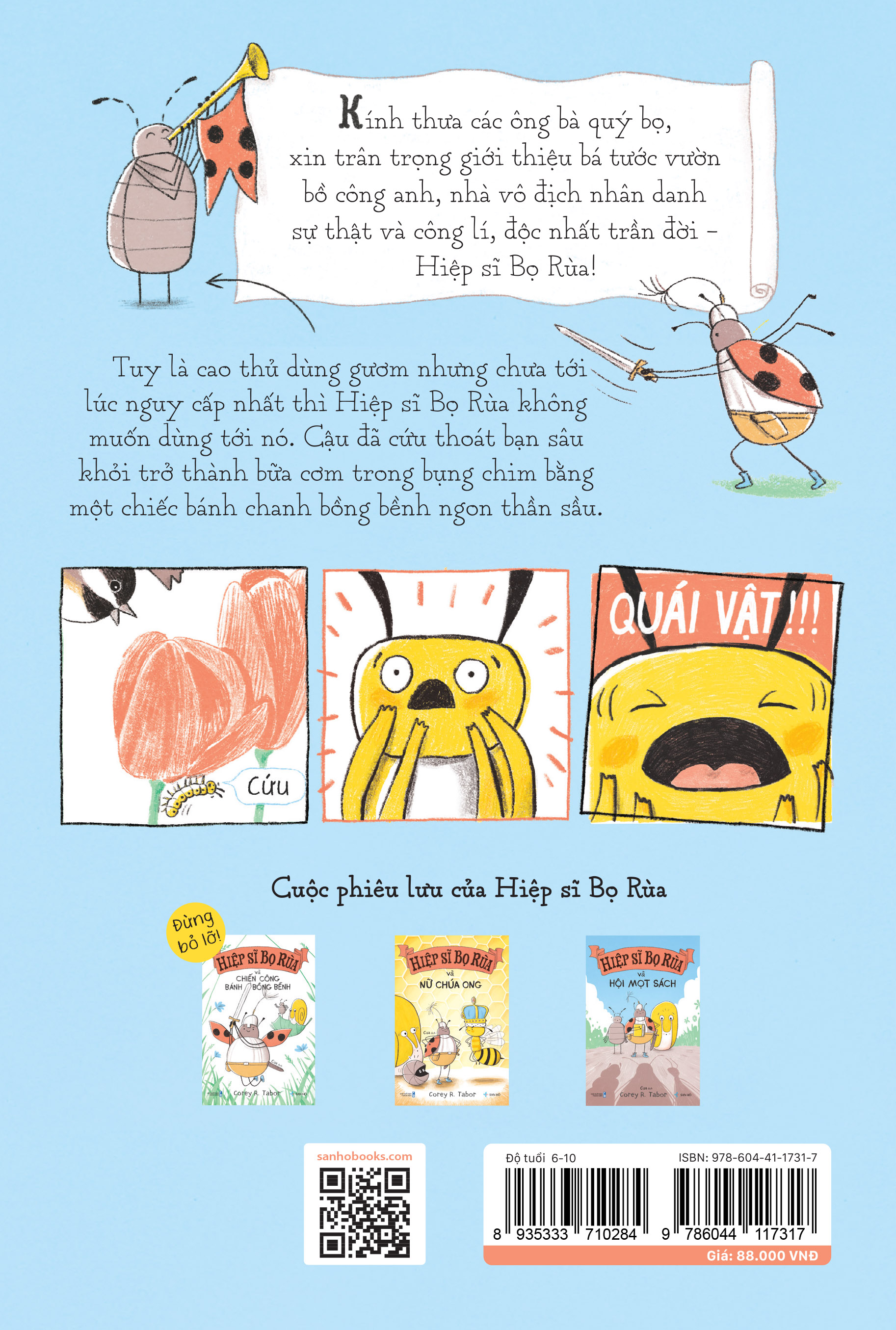 HIỆP SĨ BỌ RÙA VÀ CHIẾN CÔNG BÁNH BỒNG BỀNH | Corey R.Tabor