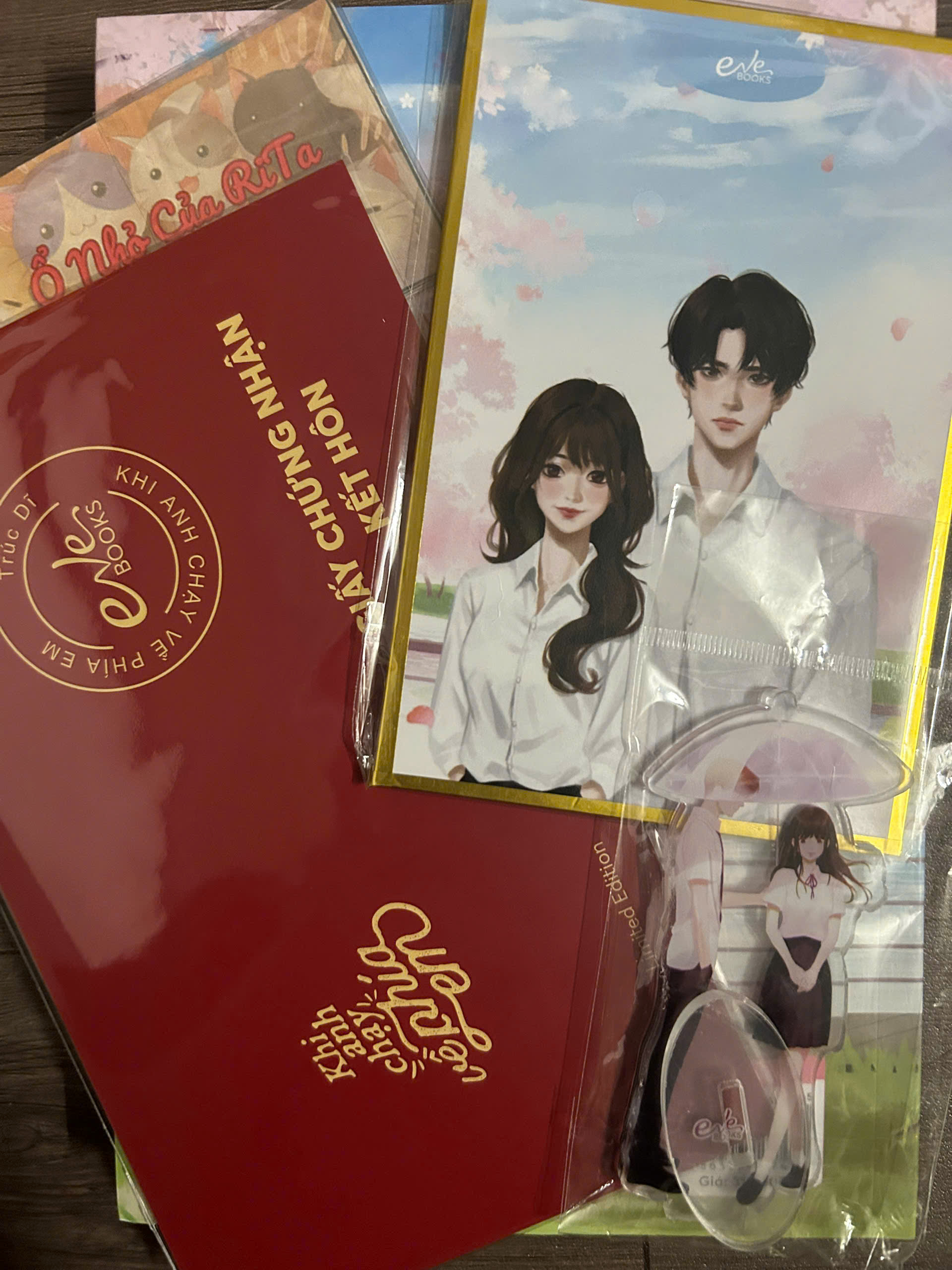 Sách - Khi Anh Chạy Về Phía Em - Tặng kèm Giấy Chứng Nhận Kết Hôn (Bản đặc biệt)