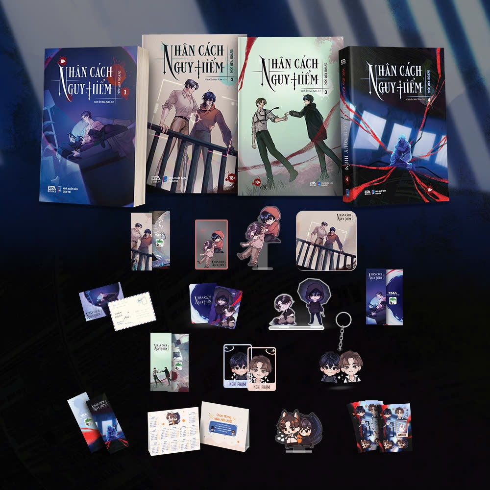 Sách - Nhân Cách Nguy Hiểm - Bản đặc biệt (Trọn bộ 4 cuốn)