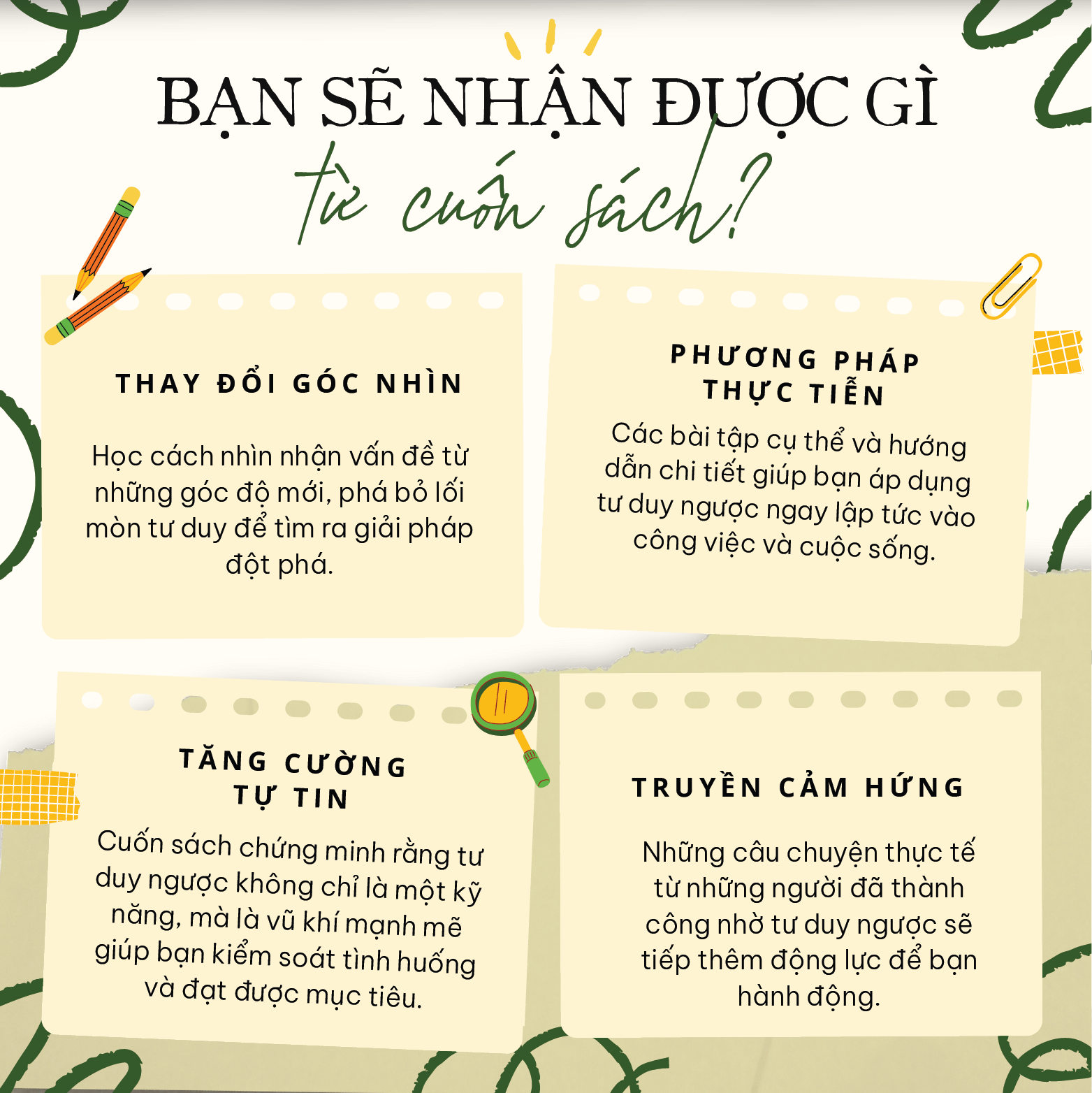 Sách Phương Pháp Tư Duy Ngược Hiệu Quả- Đổi Hướng Tư Duy, Đảo Chiều Cuộc Sống - YMATE BOOKS