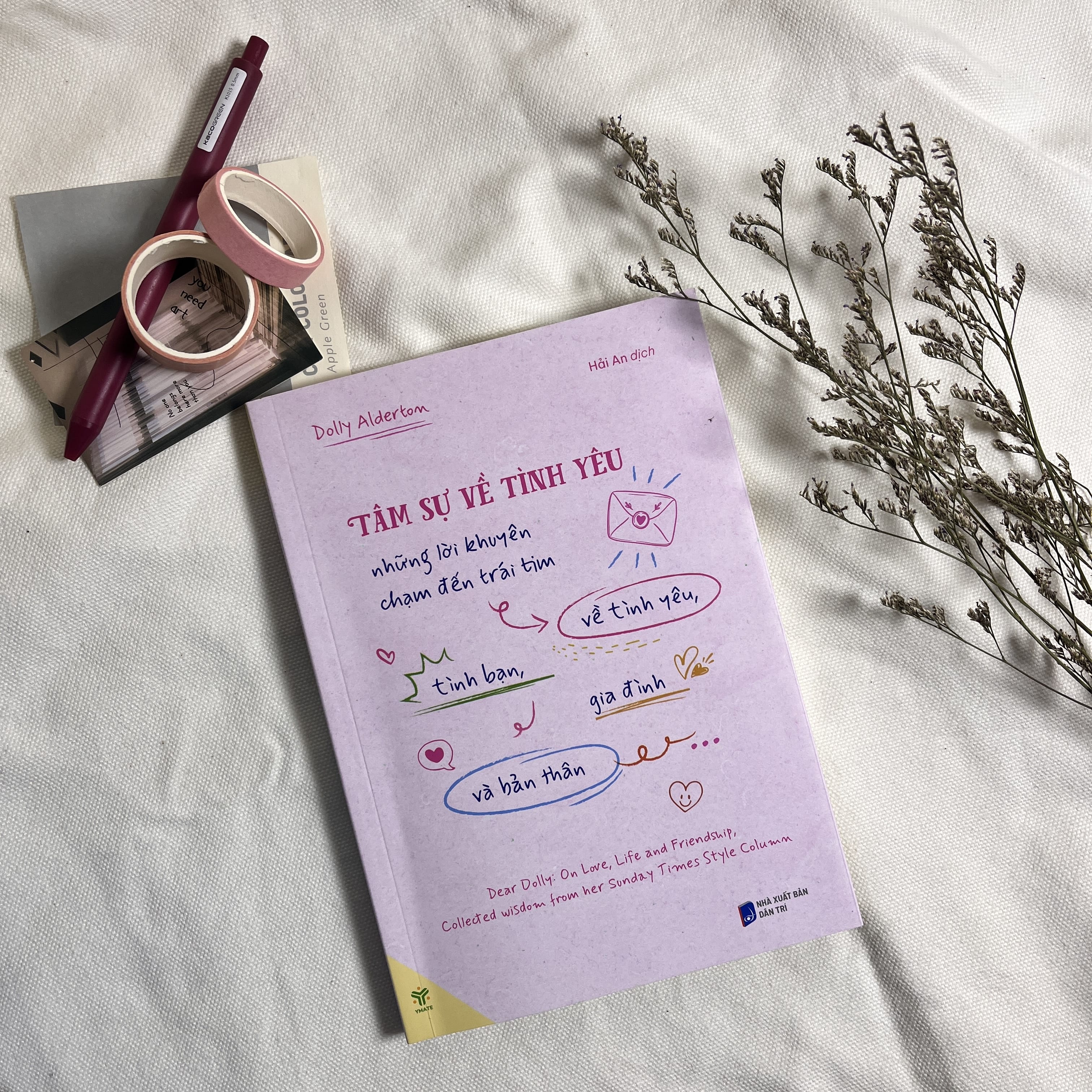 Sách Tâm Sự Về Tình Yêu- Những Lời Khuyên Chạm Đến Trái Tim về Tình Yêu, Tình Bạn, Gia Đình Và Bản Thân - YMATE