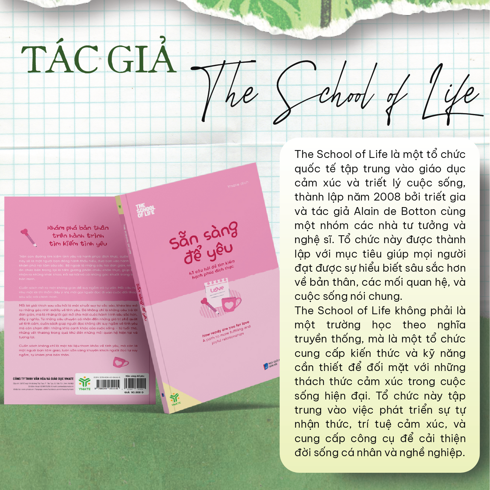 Sách Sẵn Sàng Để Yêu-43 Câu Hỏi Để Tìm Kiếm hạnh Phúc Đích Thực- YMATE