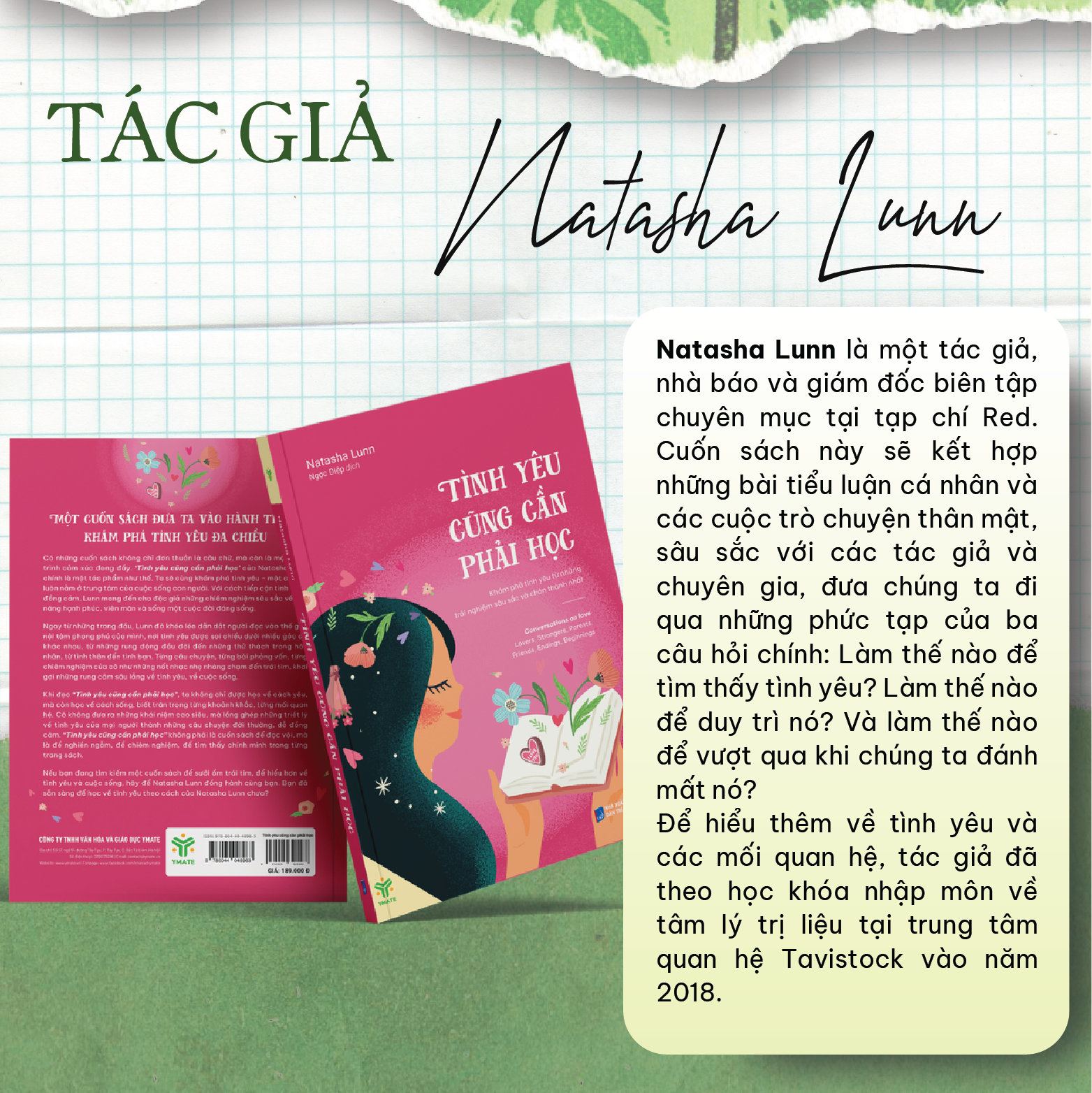 Sách Tình Yêu Cũng Cần Phải Học-Khám Phá Tình Yêu Từ Những Trải Nghiệm Sâu Sắc Và Chân Thành Nhất- YMATE