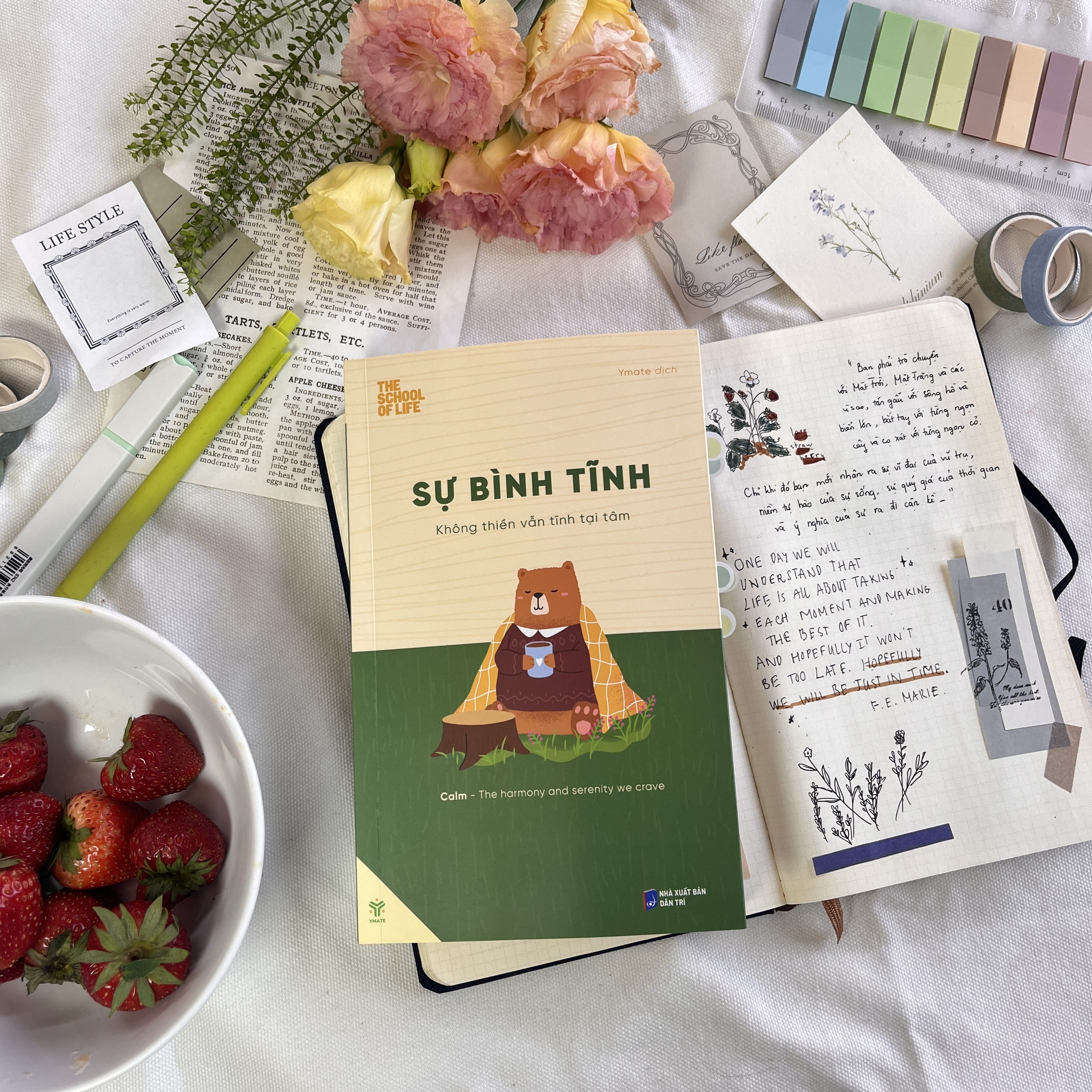 Sách - Sự Bình Tĩnh - Không Thiền Vẫn Tĩnh Tại Tâm - YMATE BOOK