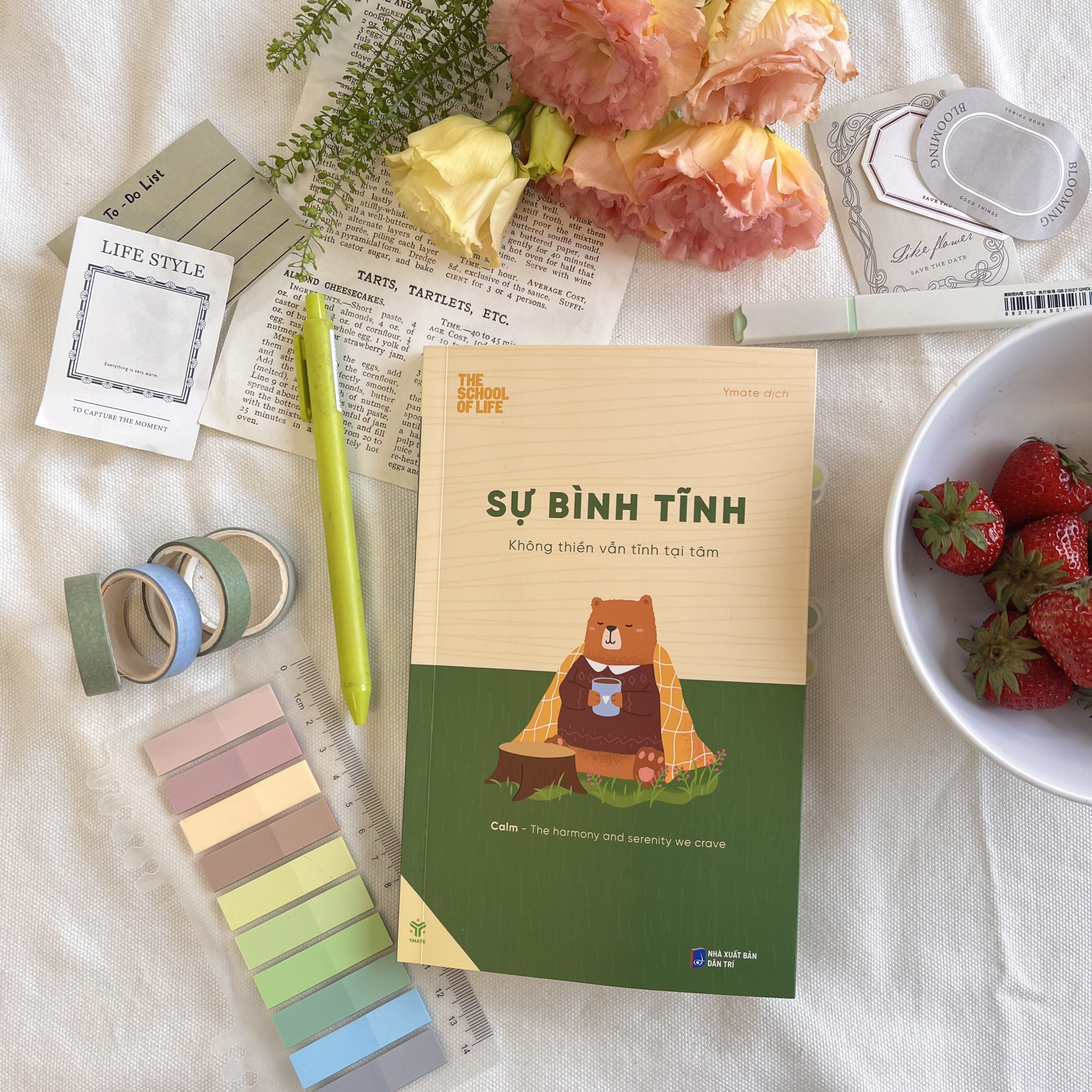 Sách - Sự Bình Tĩnh - Không Thiền Vẫn Tĩnh Tại Tâm - YMATE BOOK