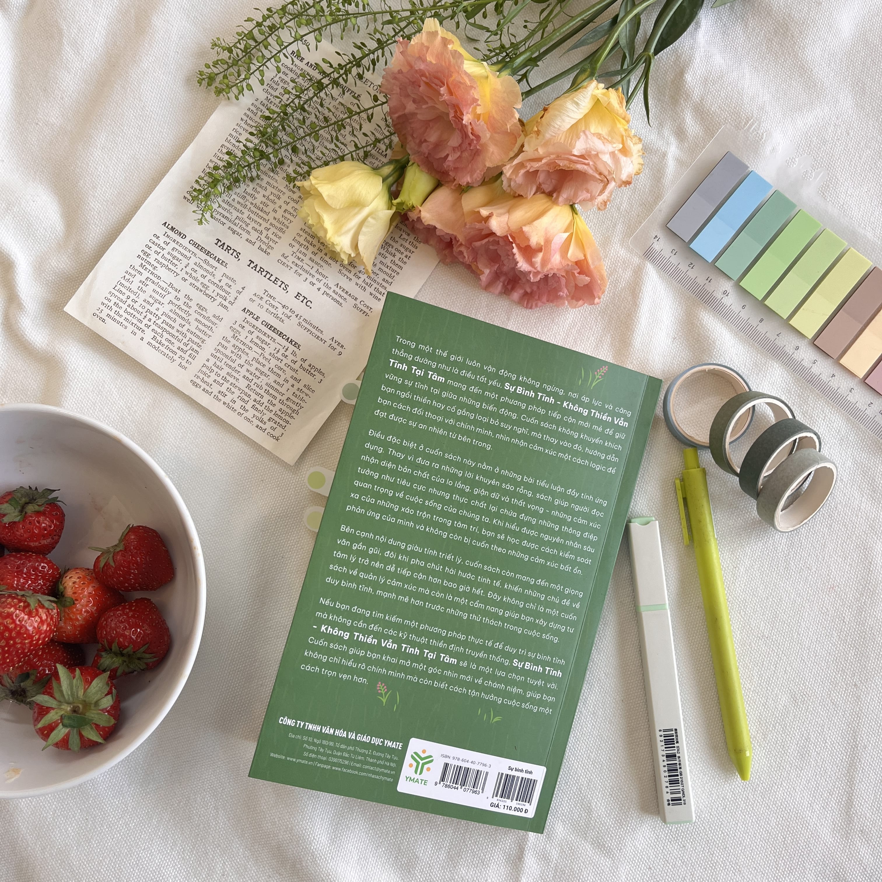 Sách - Sự Bình Tĩnh - Không Thiền Vẫn Tĩnh Tại Tâm - YMATE BOOK