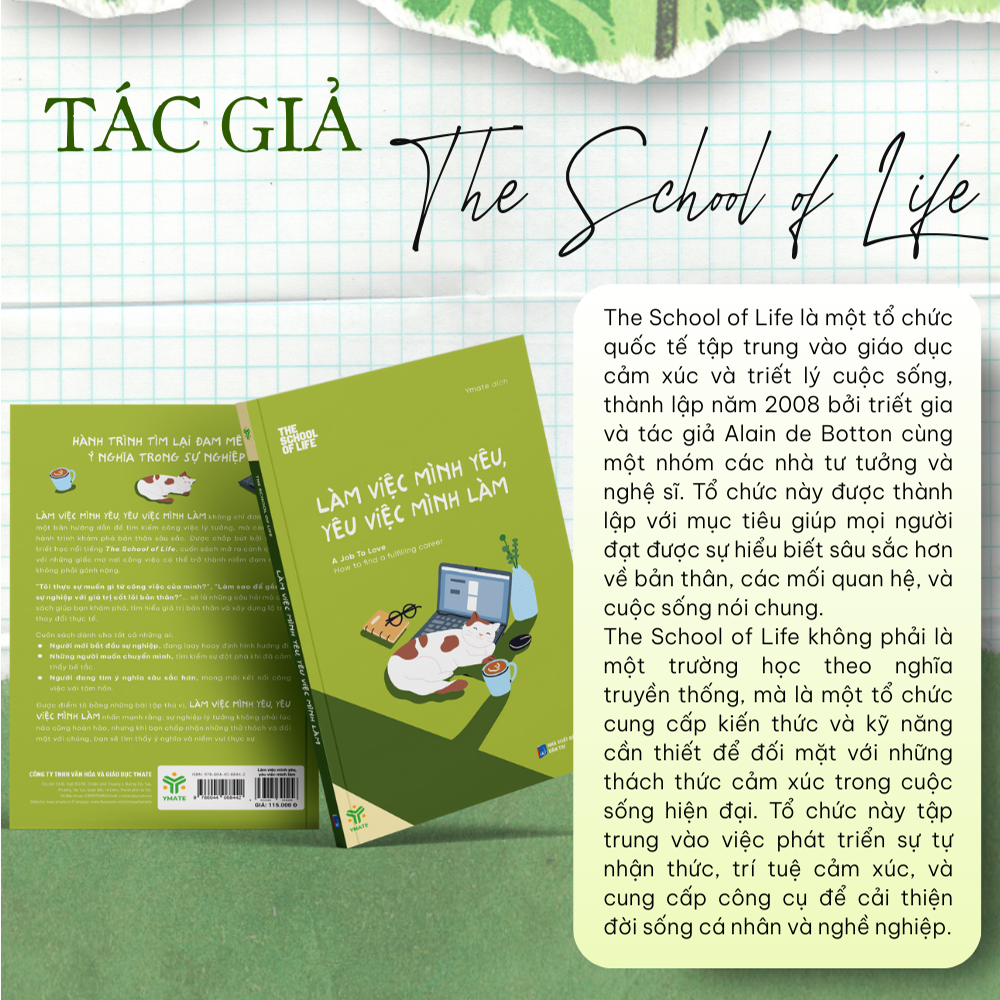 Sách Làm Việc Mình Yêu, Yêu Việc Mình Làm - YMATE