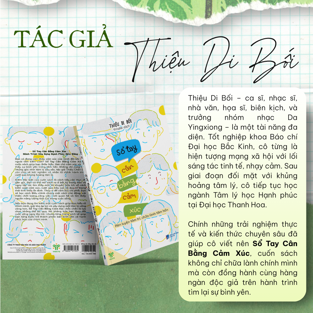 Sách Sổ Tay Cân Bằng Cảm Xúc - Rèn Luyện Tâm Trí, Chữa Lành Tâm Hồn - YMATE BOOKS