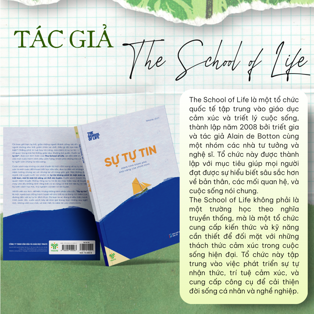 Sách Sự Tự Tin - Hành Trình Khám Phá Khả Năng Của Chính Mình - YMATE - Tự tin trong giao tiếp, thuyết trình, công việc v