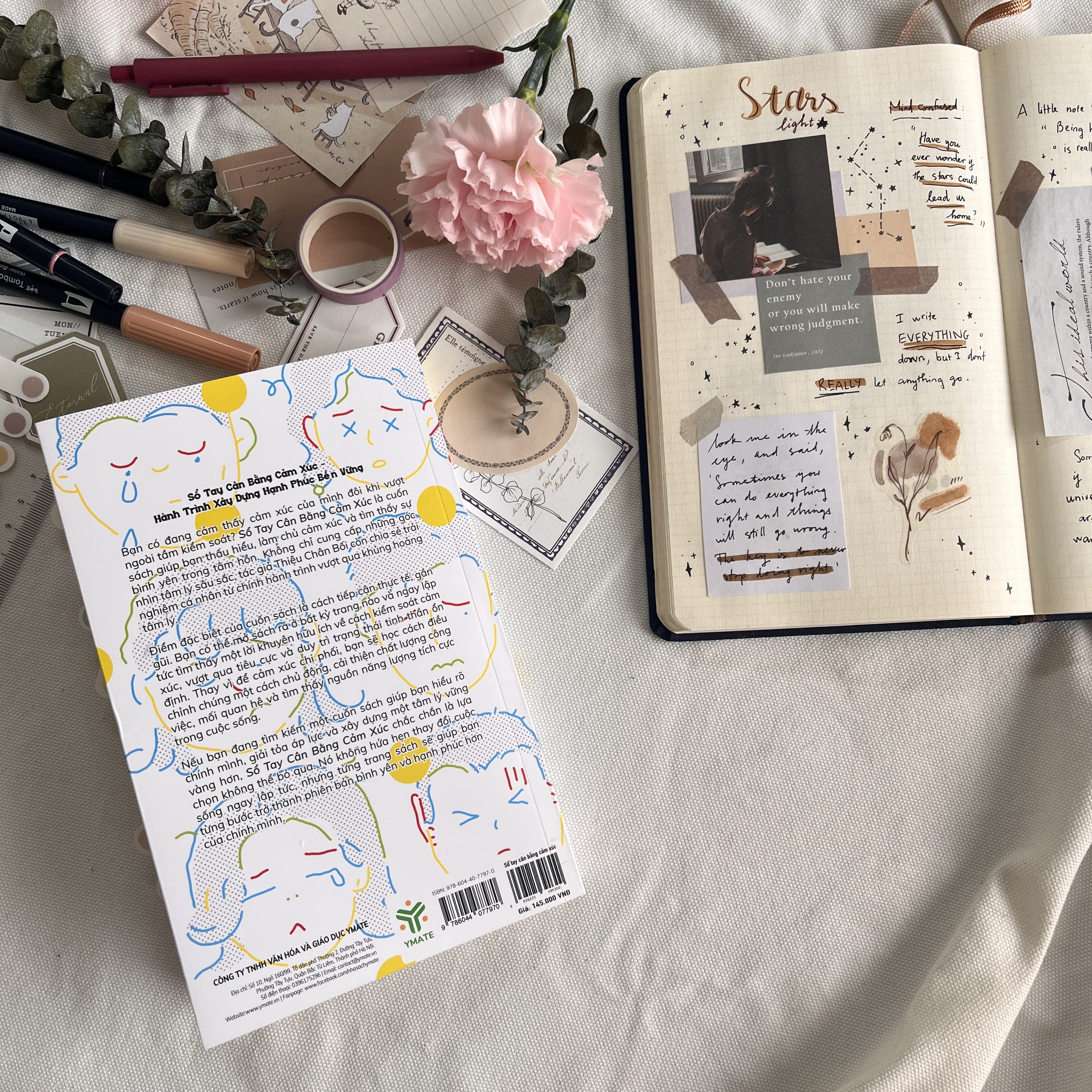 Sách Sổ Tay Cân Bằng Cảm Xúc - Rèn Luyện Tâm Trí, Chữa Lành Tâm Hồn - YMATE BOOKS