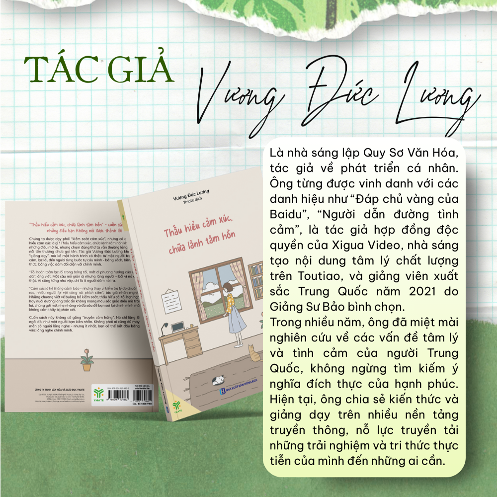 Sách Thấu Hiểu Cảm Xúc, Chữa Lành Tâm Hồn -  YMATE Books