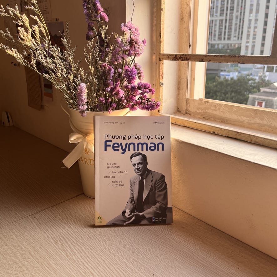 Sách - Phương Pháp Học Tập Feynman - 5 Bước Giúp Bạn Học Nhanh Nhớ Lâu Tiến Bộ Vượt Bậc - Ymate Books