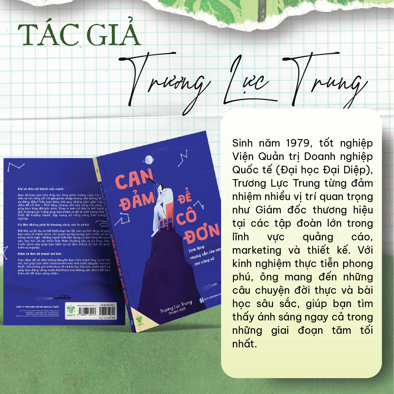 Sách Can Đảm Để Cô Đơn – Tĩnh Lặng Nhưng Vẫn Toả Sáng Nơi Công Sở - YMATE BOOKS