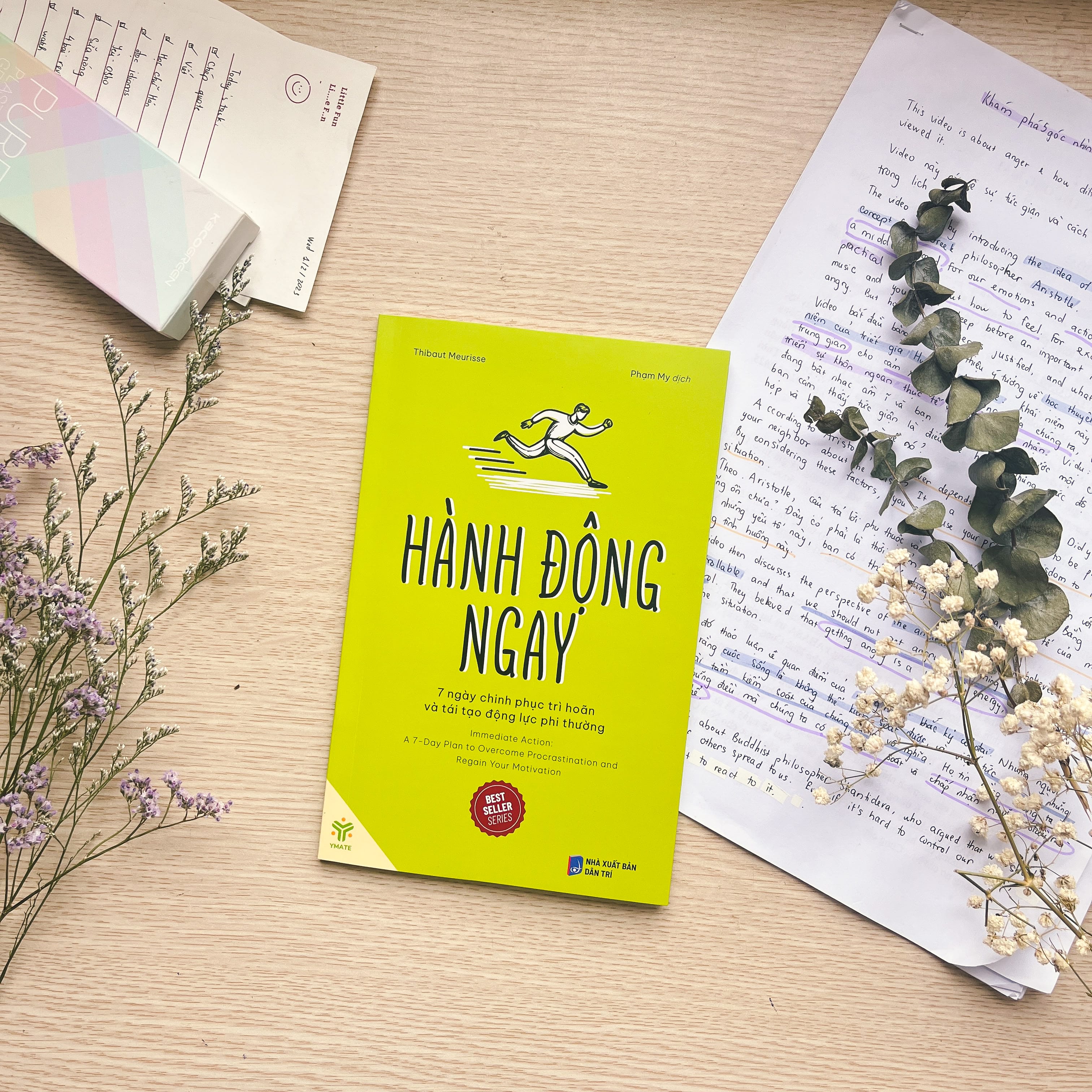 Sách- Hành Động Ngay - 7 Ngày Chinh Phục Trì Hoãn Và Tái Tạo Động Lực Phi Thường - Bộ Sách Hiệu Suất - YMATE