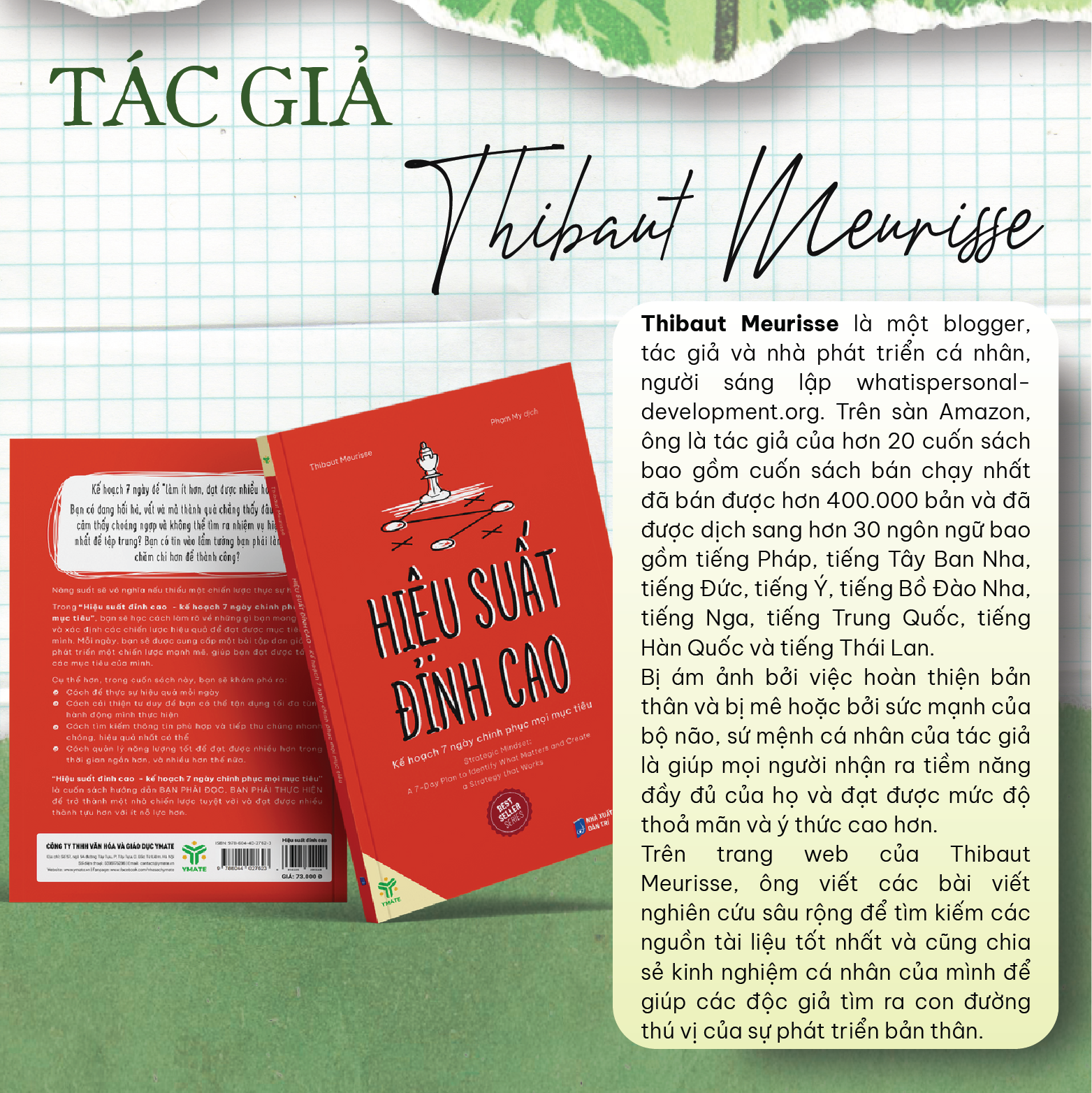 Sách Hiệu Suất Đỉnh Cao - Kế Hoạch 7 Ngày Chinh Phục Mọi Mục Tiêu - Bộ Sách Hiệu Suất - YMATE