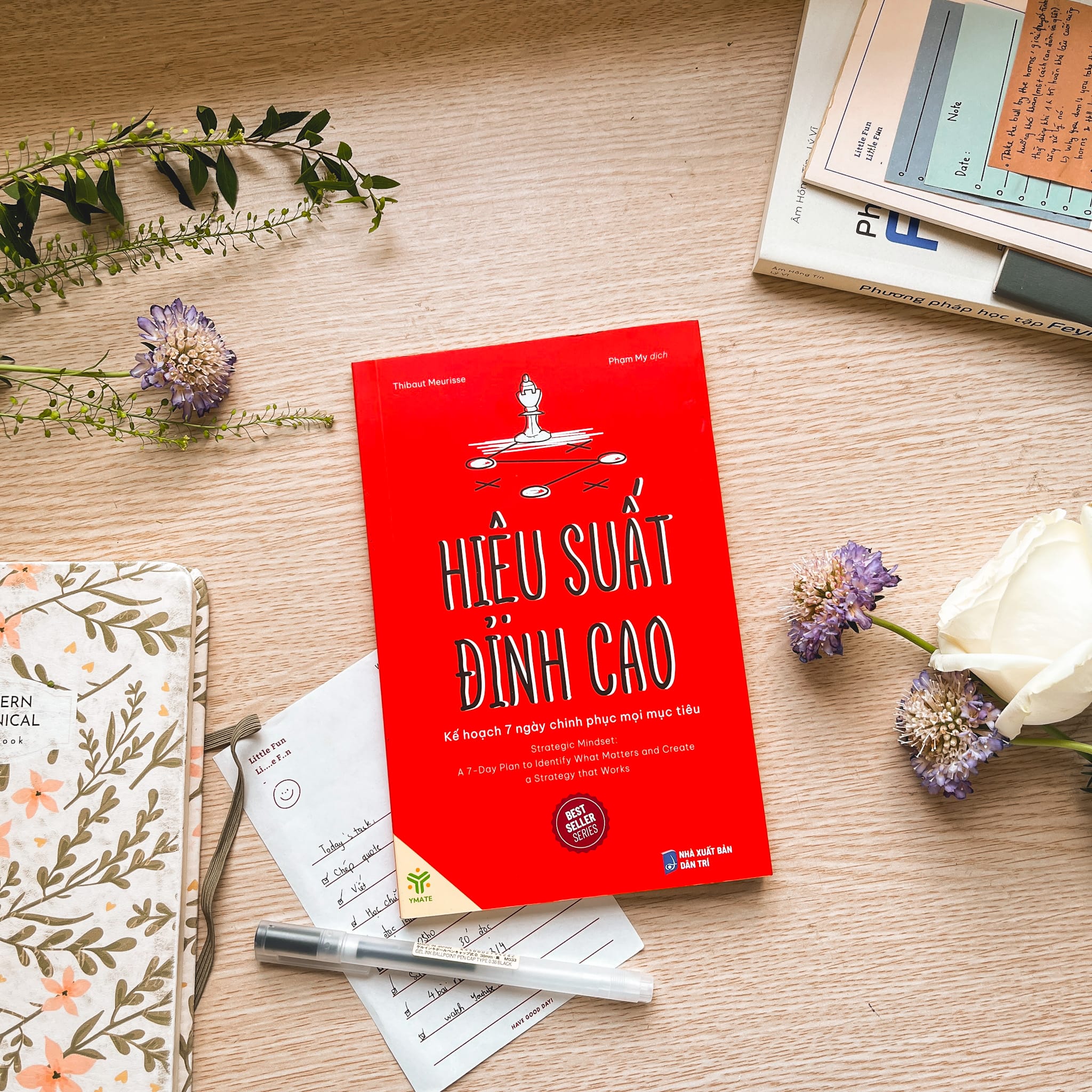Sách Hiệu Suất Đỉnh Cao - Kế Hoạch 7 Ngày Chinh Phục Mọi Mục Tiêu - Bộ Sách Hiệu Suất - YMATE