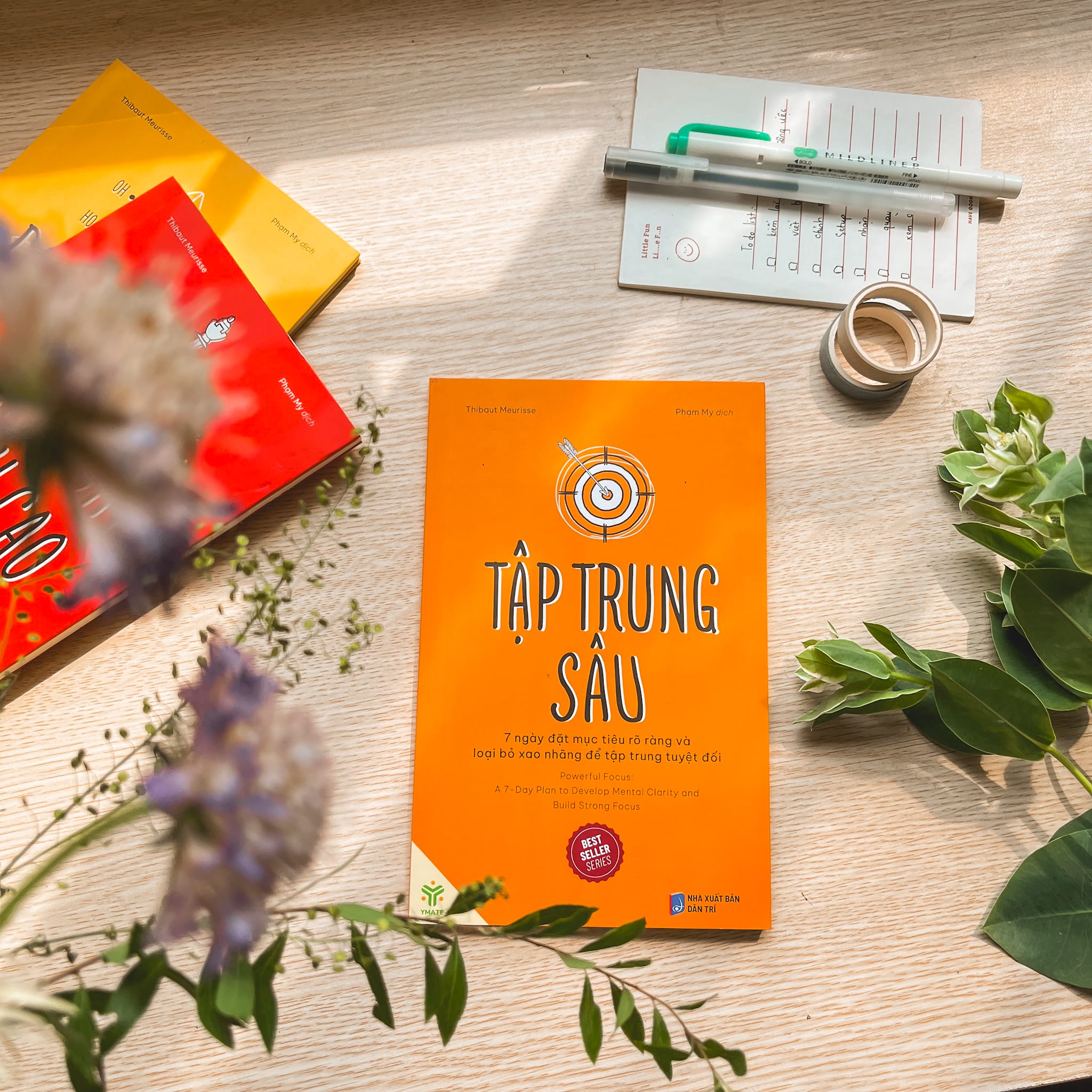 Sách- Tập Trung Sâu - 7 Ngày Đặt Mục Tiêu Rõ Ràng Và Loại Bỏ Xao Nhãng Để Tập Trung Tuyệt Đối - YMATE