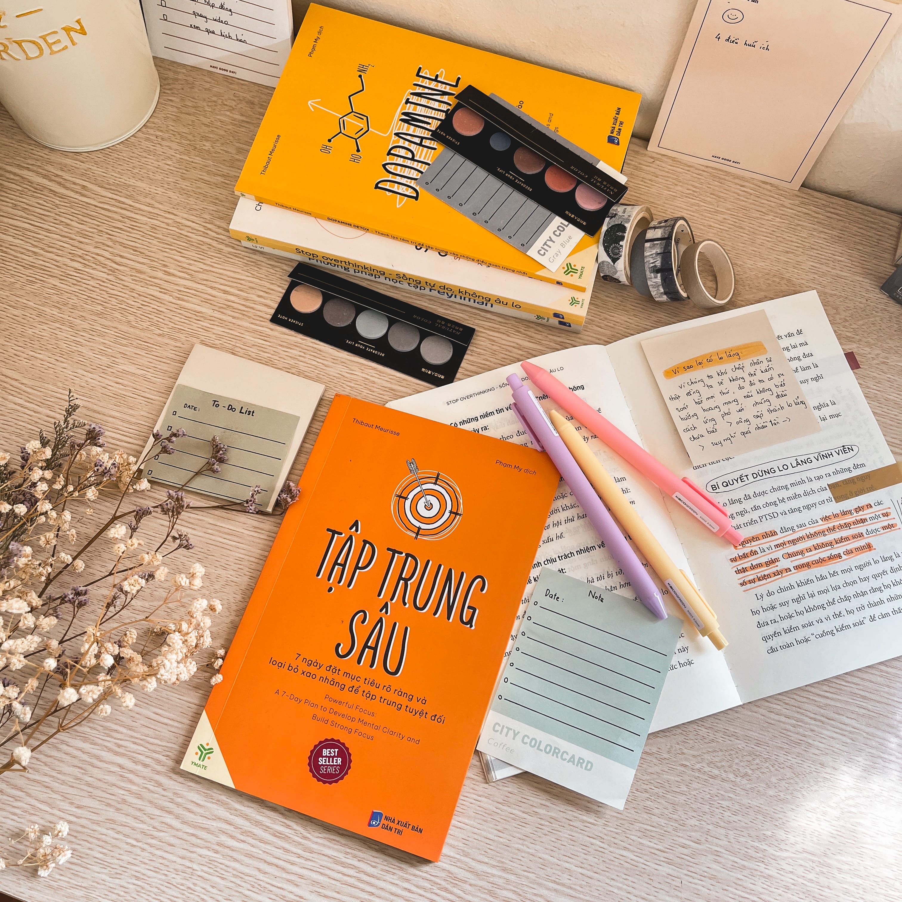 Sách- Tập Trung Sâu - 7 Ngày Đặt Mục Tiêu Rõ Ràng Và Loại Bỏ Xao Nhãng Để Tập Trung Tuyệt Đối - YMATE