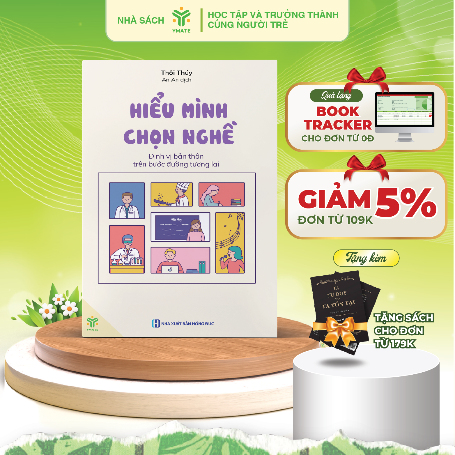  Sách Hiểu Mình Chọn Nghề - Định Vị Bản Thân Trên Bước Đường Tương Lai - YMATE