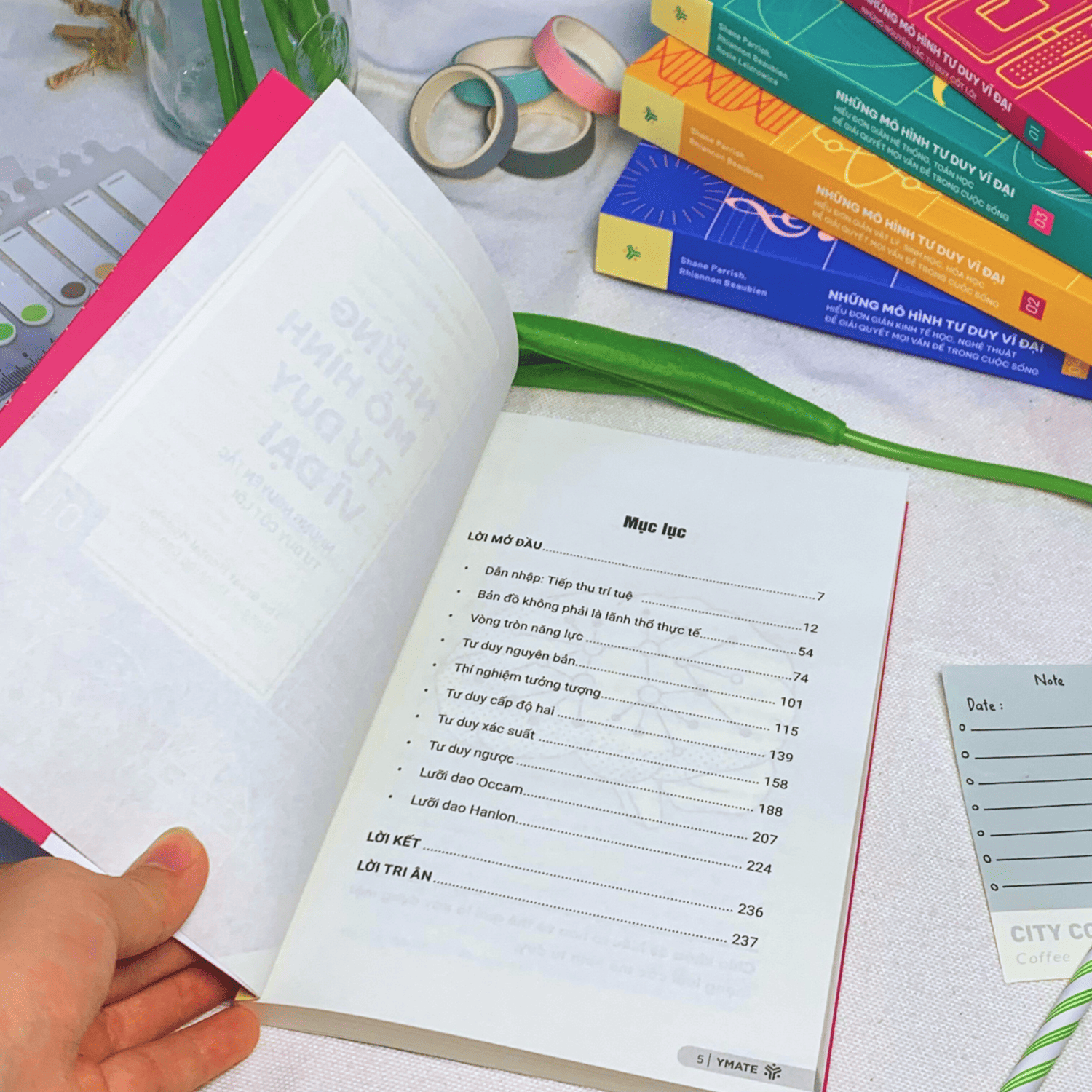 Sách - Những Mô Hình Tư Duy Vĩ Đại - Những Nguyên Tắc Tư Duy Cốt Lõi - Tập 1 - YMATE BOOKS