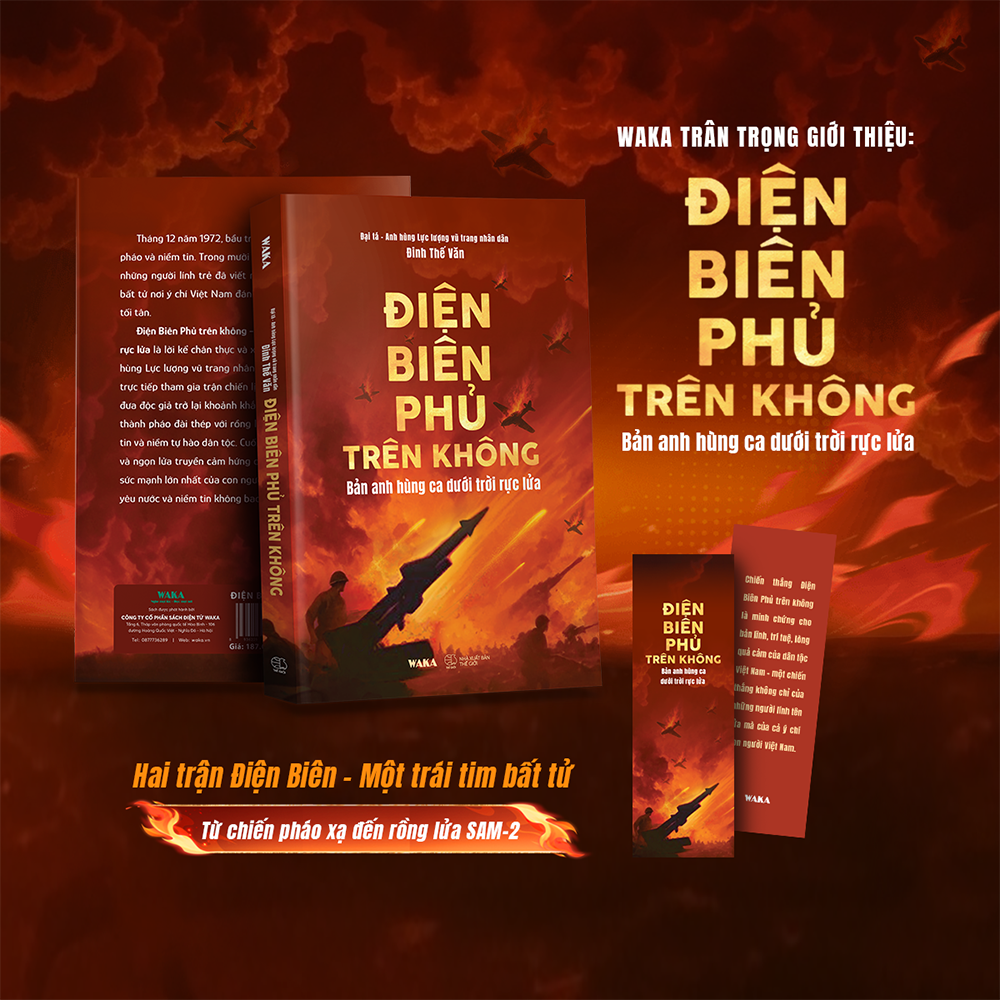 Sách - ĐIỆN BIÊN PHỦ TRÊN KHÔNG - Bản anh hùng ca dưới trời rực lửa