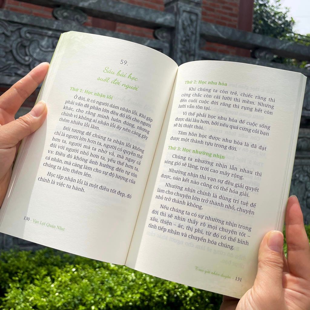 Sách - Trao Gửi Nhân Duyên - Vĩnh Nghiêm Books