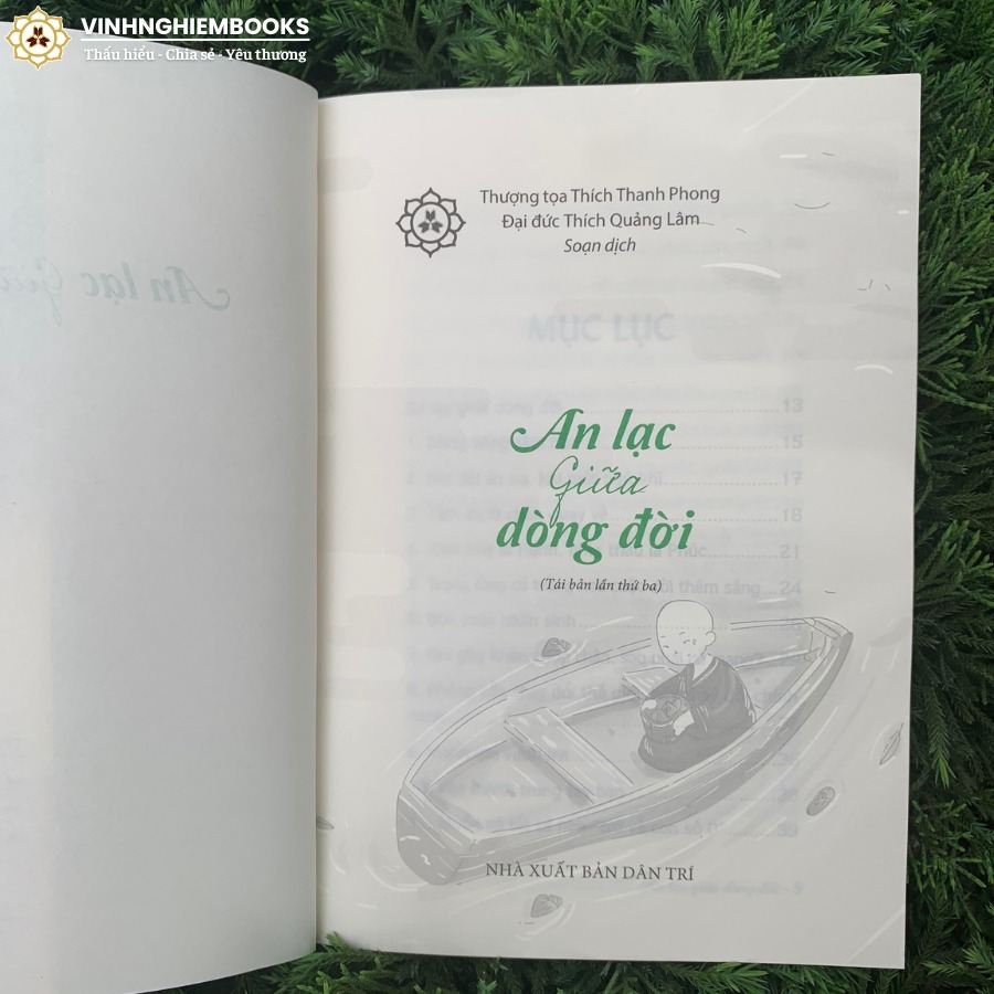Sách - An Lạc Giữa Dòng Đời - Vĩnh Nghiêm Books