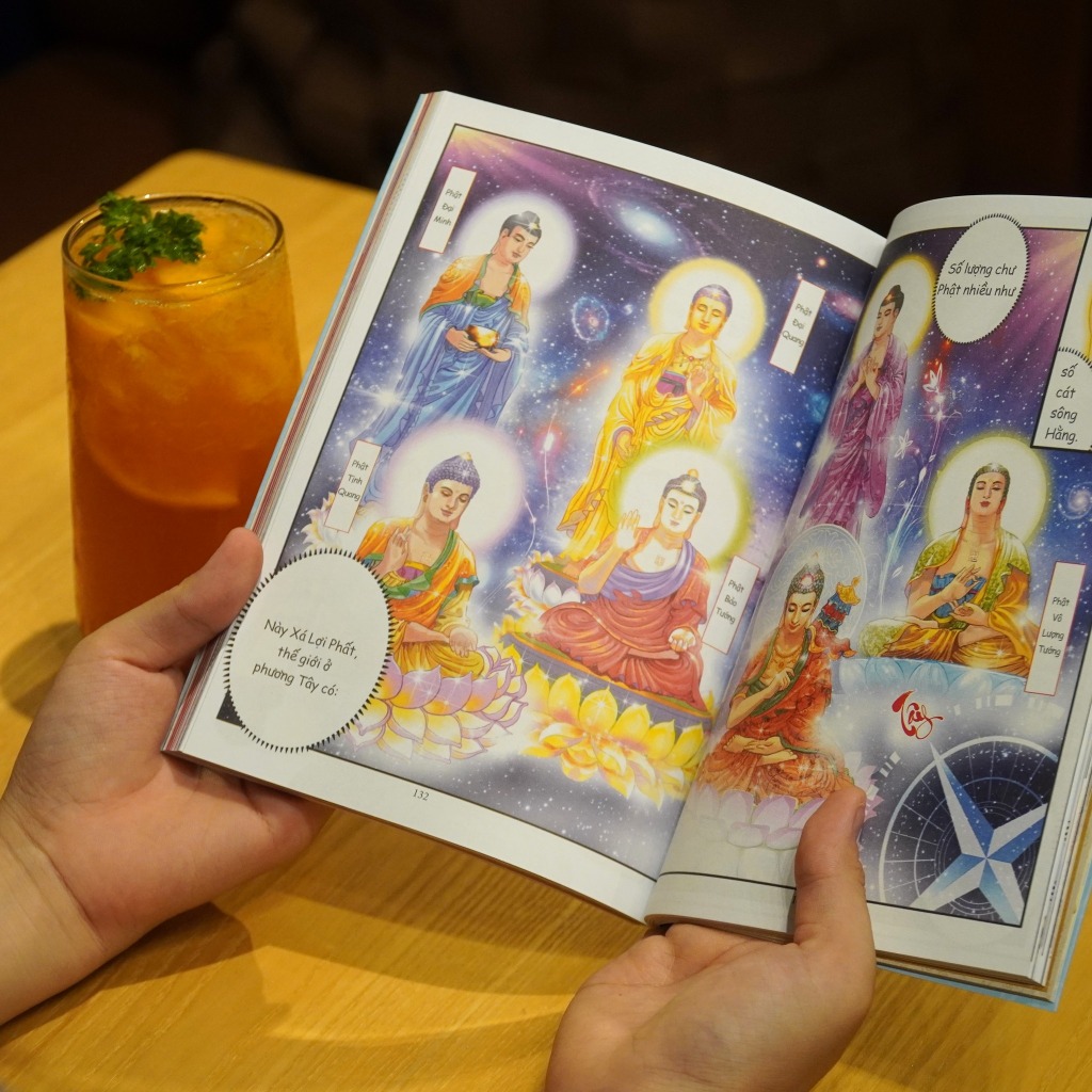 Sách - Truyện tranh - Phật Thuyết Kinh A Di Đà - Vĩnh Nghiêm Books