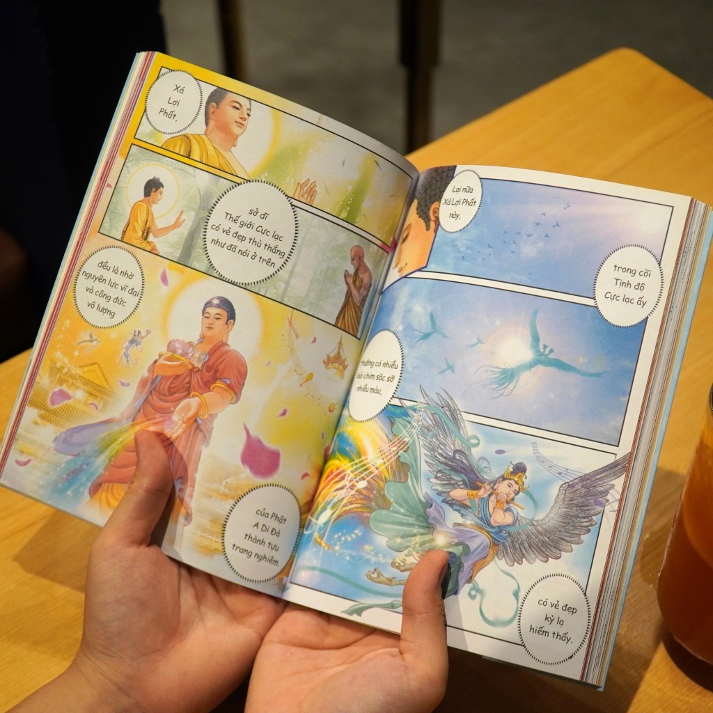 Sách - Truyện tranh - Phật Thuyết Kinh A Di Đà - Vĩnh Nghiêm Books