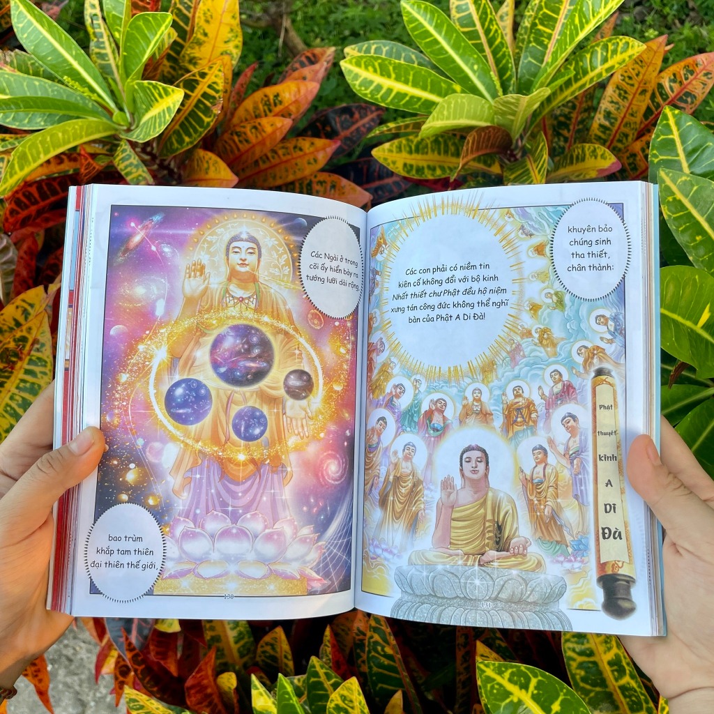 Sách - Truyện tranh - Phật Thuyết Kinh A Di Đà - Vĩnh Nghiêm Books