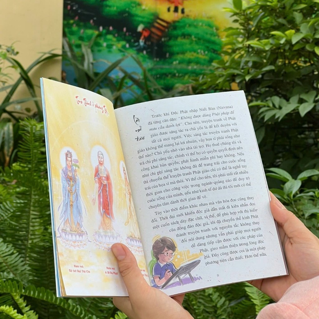 Sách - Truyện tranh - Phật Thuyết Kinh A Di Đà - Vĩnh Nghiêm Books