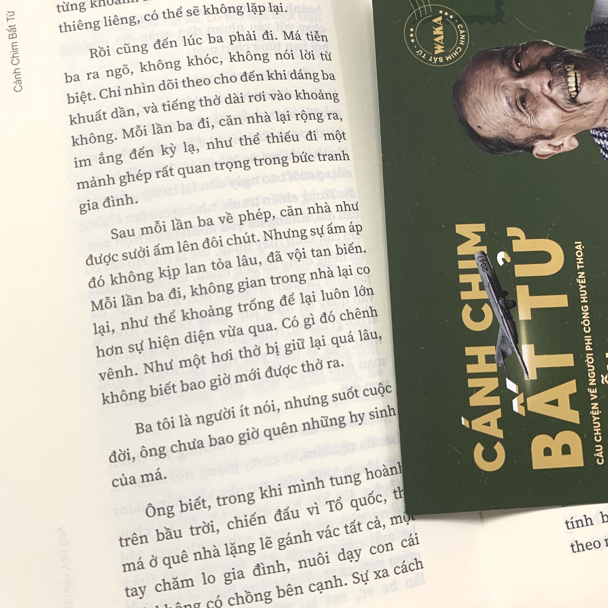 Sách lịch sử - Hồi ký Cánh chim bất tử - Câu chuyện về phi công huyền thoại Nguyễn Văn Bảy 