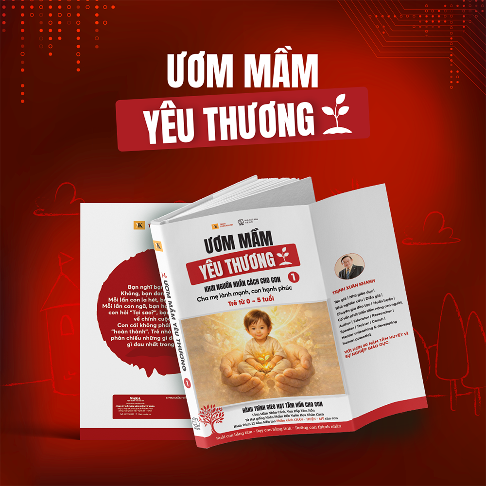 Sách - Ươm mầm yêu thương, khơi nguồn nhân cách cho con (Trẻ từ 0-5 tuổi)