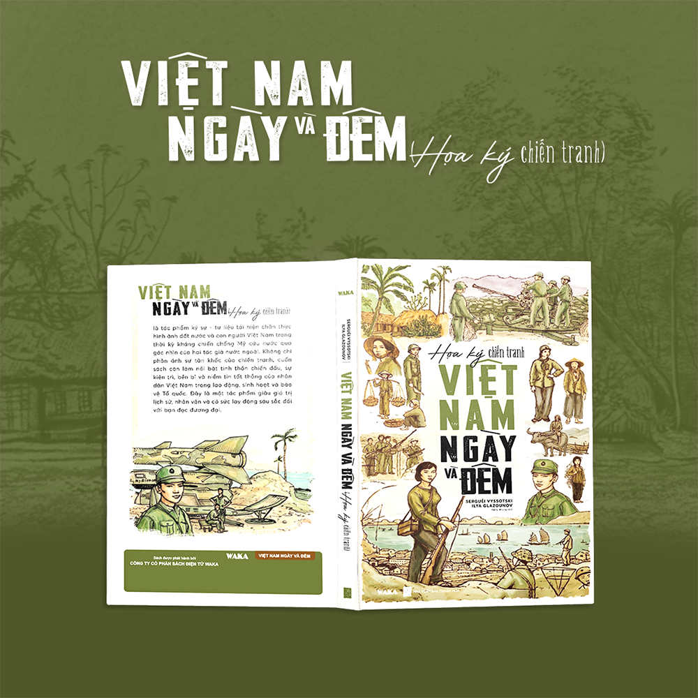 Sách - Việt Nam ngày và đêm - Họa ký chiến tranh