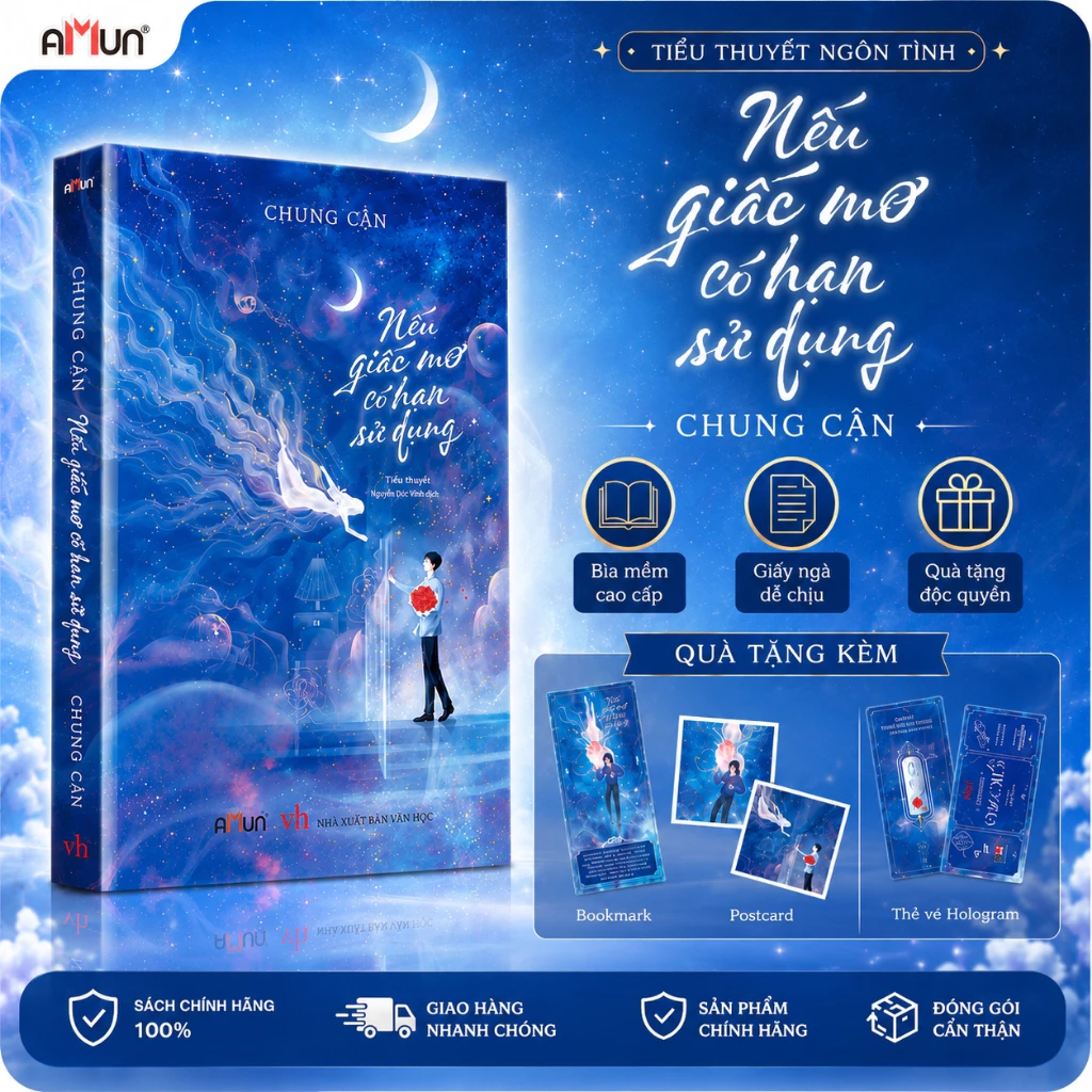Sách - Nếu Giấc Mơ Có Hạn Sử Dụng (Bản In Đầu) - Chung Cận - Amun