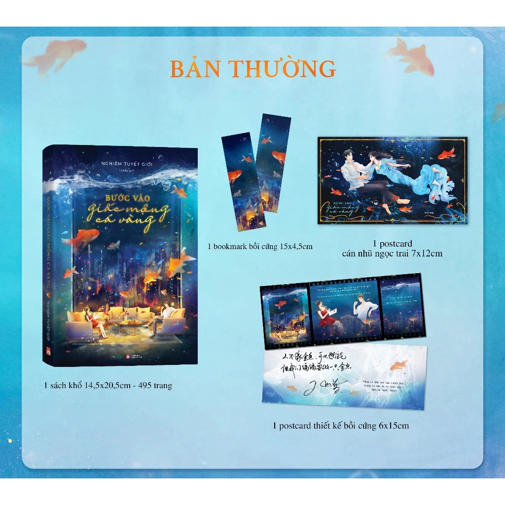 Sách - Bước Vào Giấc Mộng Cá Vàng - Truyện Ngôn Tình - Nghiêm Tuyết Giới - Lightbooks