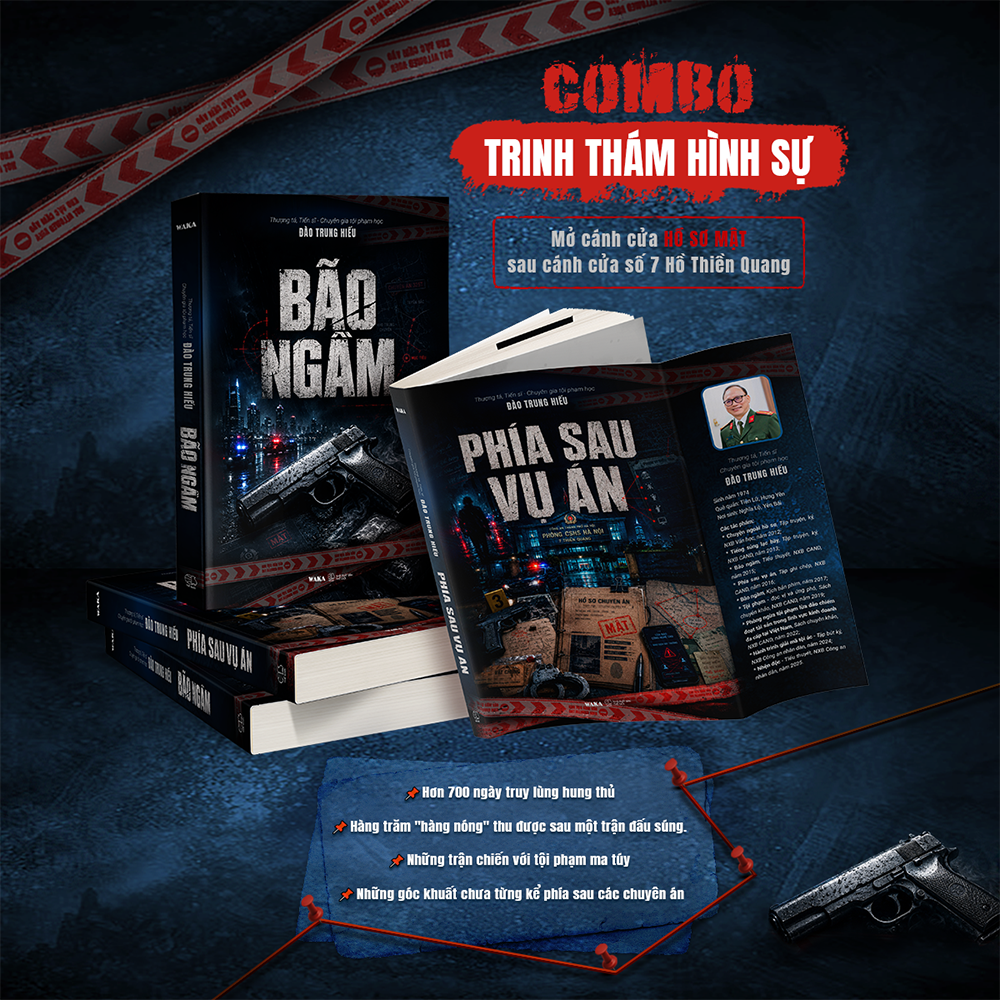 Sách - Combo Bão ngầm + Phía sau vụ án