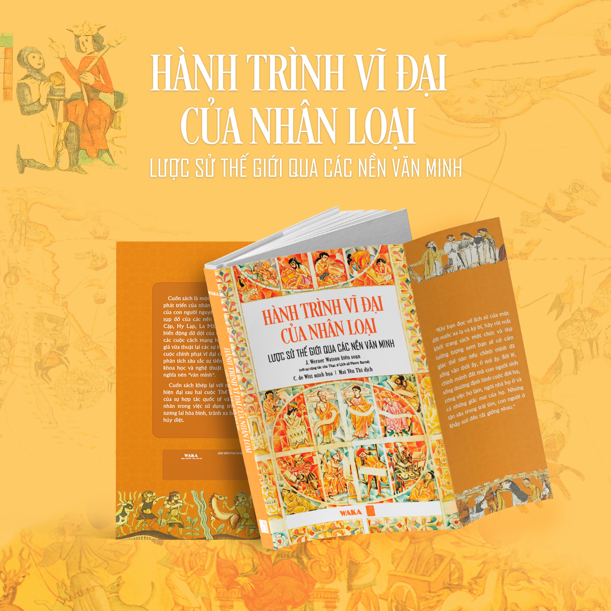 Sách - Hành trình vĩ đại của nhân loại - Lược sử thế giới qua các nền văn minh
