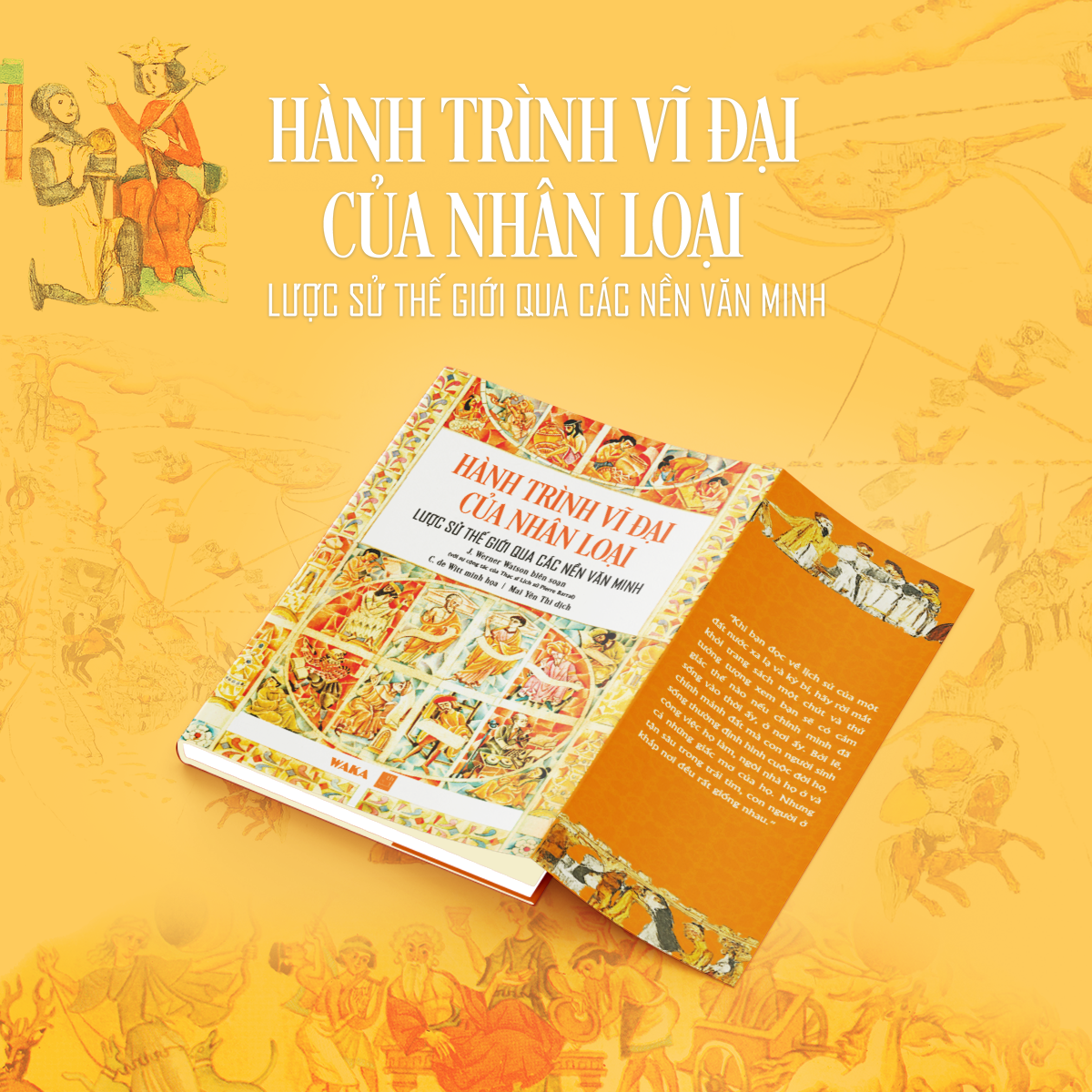 Sách - Hành trình vĩ đại của nhân loại - Lược sử thế giới qua các nền văn minh