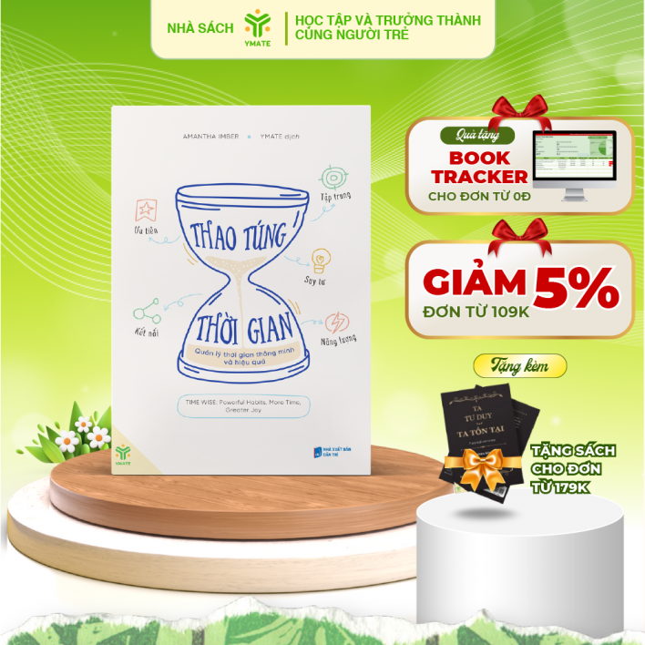 Sách Thao Túng Thời Gian - Quản Lý Thời Gian Thông Minh Và Hiệu Quả- YMATE