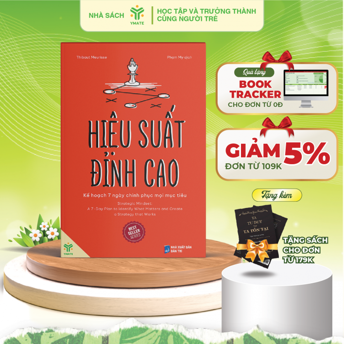 Sách Hiệu Suất Đỉnh Cao - Kế Hoạch 7 Ngày Chinh Phục Mọi Mục Tiêu - Bộ Sách Hiệu Suất - YMATE