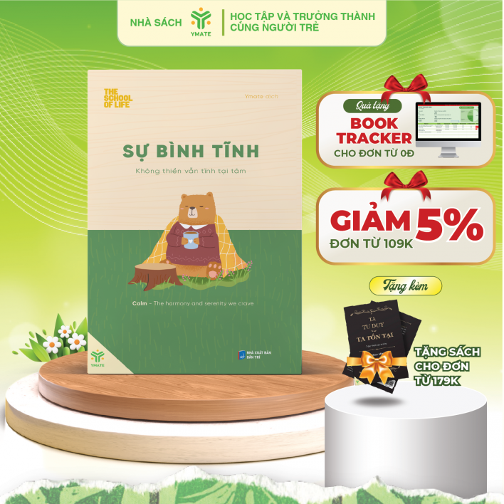 Sách - Sự Bình Tĩnh - Không Thiền Vẫn Tĩnh Tại Tâm - YMATE BOOK