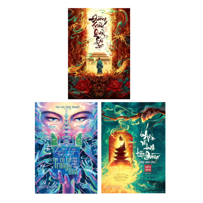 Sách - Combo Bút ký bảo vệ cổ vật Trung Hoa, Đường triều quỷ sự lục, Án vô danh triều Đường quỷ môn liêu