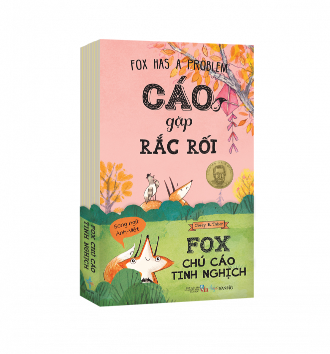 Chú Cáo Tinh Nghịch | Combo 8 Cuốn | Sách Thiếu Nhi Song Ngữ | Corey R. Tabor 