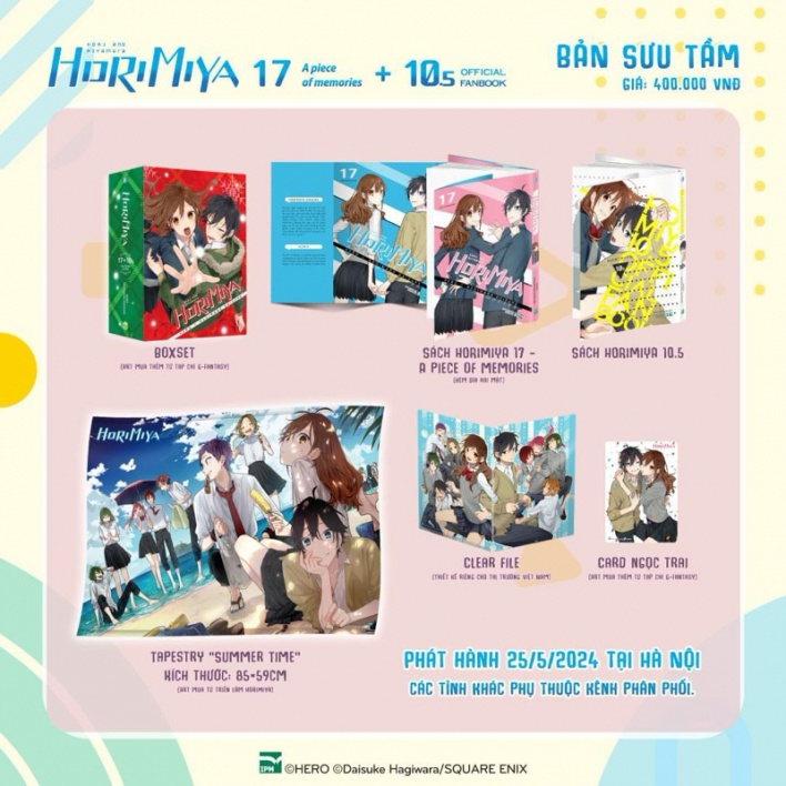 Truyện tranh - Boxset HORIMIYA - Tập 17 + Tập 10.5 (Bộ 2 Cuốn) - Bản Sưu Tầm