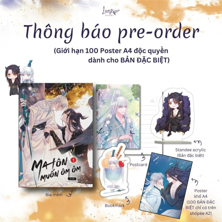 Truyện tranh - MA TÔN MUỐN ÔM ÔM - Tập 1 (Bản đặc biệt có poster độc quyền)